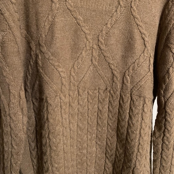 Moda Crise Cable Knit Turtleneck Sweater Size XL. - Picture 5 of 7